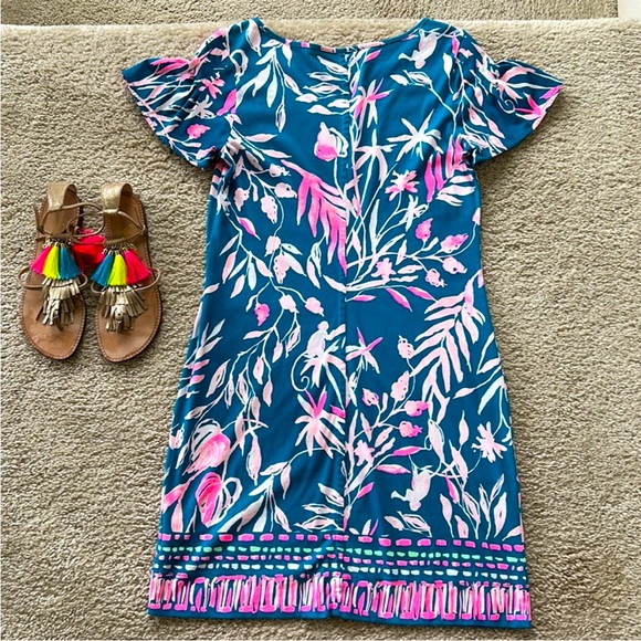 Lilly Pulitzer Marah Dress Tidal Wave It’s Prime Time Engineered - Picture 5 of 7